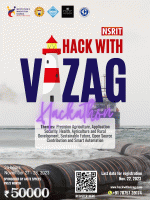 HackWithVizag 2023 Hackathon Poster